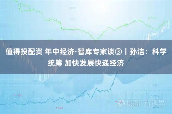 值得投配资 年中经济·智库专家谈③丨孙洁：科学统筹 加快发展快递经济